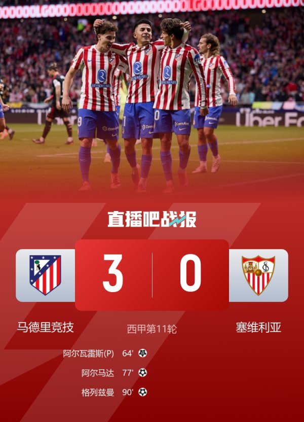 塞维后卫质疑判罚法式：若判点球那么马竞第二个进球也该判犯规